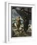 Daland looked at the stranger keenly, from 'The Stories of Wagner's Operas' by J. Walker McSpadden-Ferdinand Leeke-Framed Giclee Print