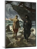 Daland looked at the stranger keenly, from 'The Stories of Wagner's Operas' by J. Walker McSpadden-Ferdinand Leeke-Mounted Giclee Print