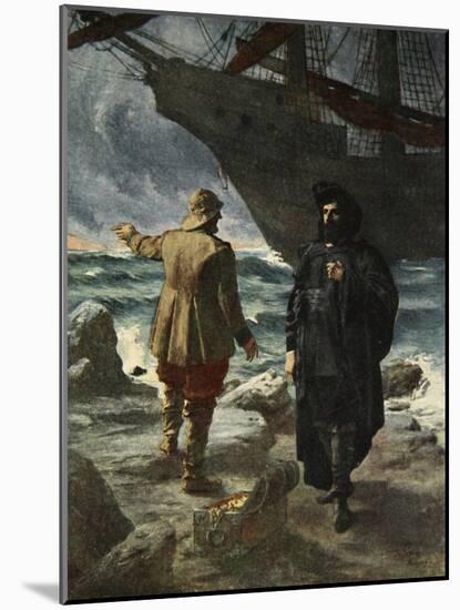 Daland looked at the stranger keenly, from 'The Stories of Wagner's Operas' by J. Walker McSpadden-Ferdinand Leeke-Mounted Giclee Print