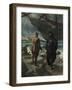 Daland Looked at the Stranger Keenly-Hermann Hendrich-Framed Giclee Print