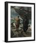 Daland Looked at the Stranger Keenly-Hermann Hendrich-Framed Giclee Print