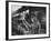 Dale Clover Skilled Steel Worker at Allegheny Ludlum Mill Uses Handled Test Spoon to Sample Steel-Peter Stackpole-Framed Photographic Print