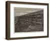 Dale Creek Bridge, on the Union Pacific Railroad of America-null-Framed Giclee Print