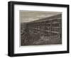 Dale Creek Bridge, on the Union Pacific Railroad of America-null-Framed Giclee Print