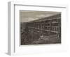 Dale Creek Bridge, on the Union Pacific Railroad of America-null-Framed Giclee Print