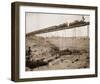 Dale Creek Bridge, Wyoming, Union Pacific Railway, 1885-William Henry Jackson-Framed Art Print