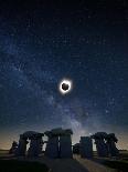 Eclipse at Carhenge-Dale O’Dell-Stretched Canvas