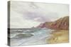 Dale, Pembrokeshire, July 1866 (W/C on Paper)-George Vicat Cole-Stretched Canvas