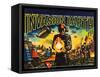 Daleks' Invasion Earth: 2150 A.D., British poster art, 1966-null-Framed Stretched Canvas