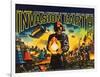 Daleks' Invasion Earth: 2150 A.D., British poster art, 1966-null-Framed Art Print