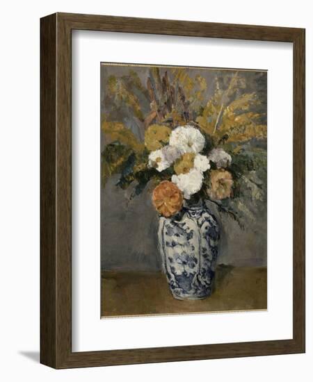 Dalhias-Paul Cézanne-Framed Giclee Print