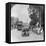 Dalhousie Street, Busiest in the City, Rangoon, Burma, 1908-null-Framed Stretched Canvas