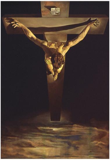 Dali Christ of St John of the Cross Art Print Poster-null-Lamina Framed Poster