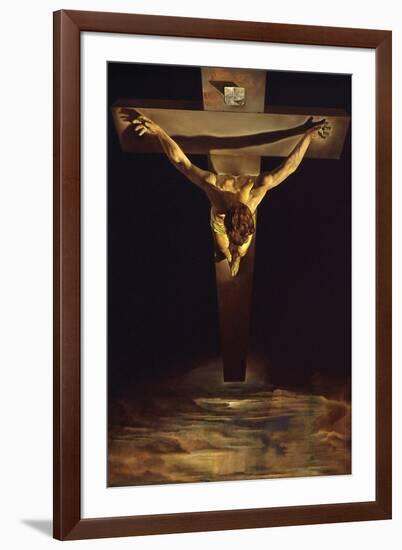 Dali Christ of St John of the Cross-Salvador Dalí-Framed Art Print