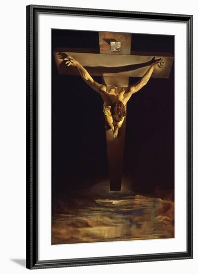 Dali Christ of St John of the Cross-Salvador Dalí-Framed Art Print