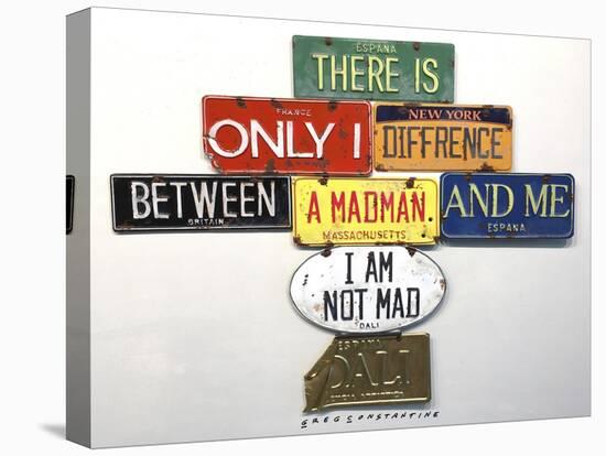 Dali Not Mad-Gregory Constantine-Stretched Canvas
