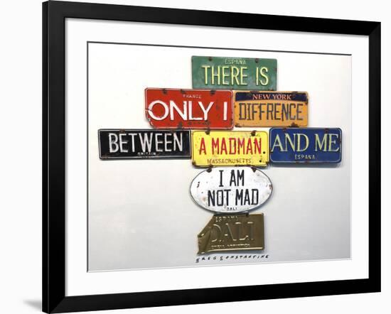 Dali Not Mad-Gregory Constantine-Framed Premium Giclee Print