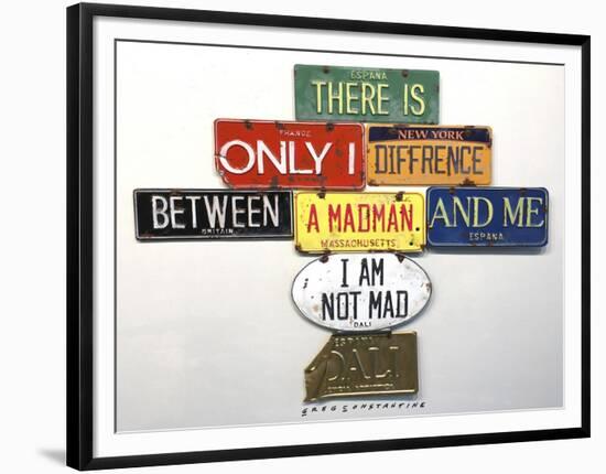 Dali Not Mad-Gregory Constantine-Framed Premium Giclee Print