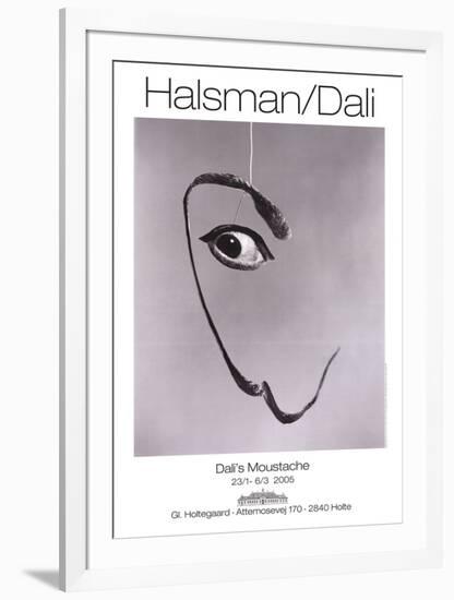 Dali's Moustache-Phillipe Halsman-Framed Art Print