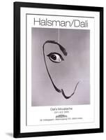 Dali's Moustache-Phillipe Halsman-Framed Art Print