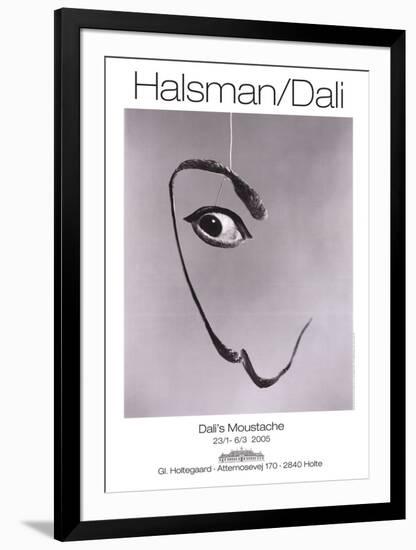 Dali's Moustache-Phillipe Halsman-Framed Art Print