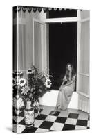 Dalida in Her House in Paris-null-Stretched Canvas