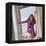 Dalida Posing on a Beach-Therese Begoin-Framed Stretched Canvas