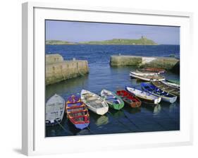 Dalkey Island and Coliemore Harbour, Dublin, Ireland, Europe-Firecrest Pictures-Framed Photographic Print