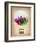 Dallas Air Balloon-NaxArt-Framed Art Print