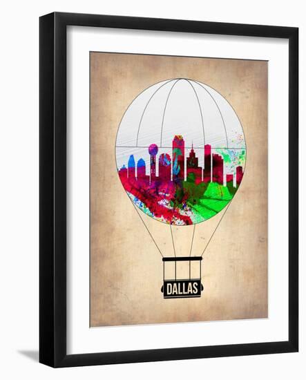 Dallas Air Balloon-NaxArt-Framed Art Print