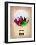 Dallas Air Balloon-NaxArt-Framed Art Print