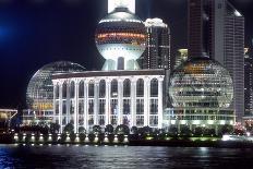 International Convention Centre at Night, Shanghai, China-Dallas and John Heaton-Photographic Print