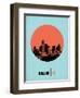 Dallas Circle Poster 1-NaxArt-Framed Art Print