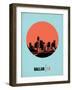 Dallas Circle Poster 1-NaxArt-Framed Art Print