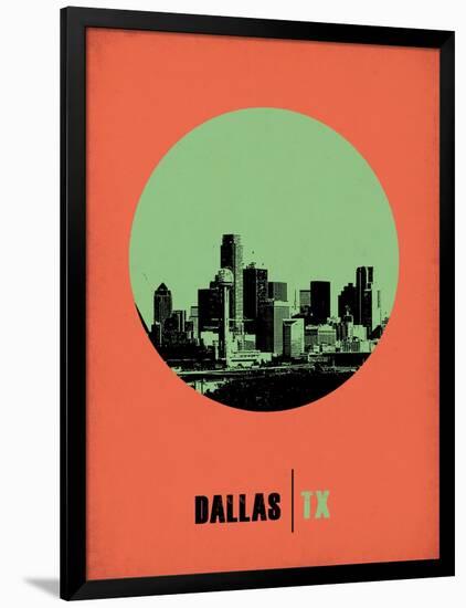 Dallas Circle Poster 2-NaxArt-Framed Art Print