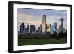 Dallas City Skyline and the Reunion Tower, Texas, United States of America, North America-Gavin-Framed Photographic Print