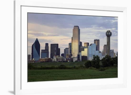 Dallas City Skyline and the Reunion Tower, Texas, United States of America, North America-Gavin-Framed Photographic Print