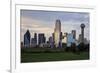 Dallas City Skyline and the Reunion Tower, Texas, United States of America, North America-Gavin-Framed Photographic Print