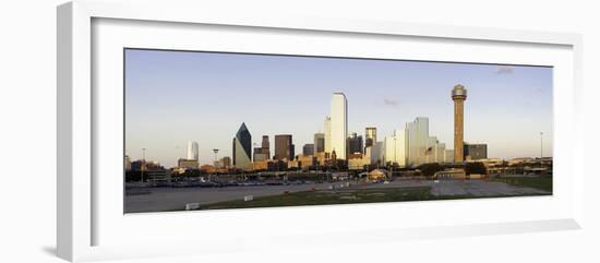 Dallas City Skyline and the Reunion Tower, Texas, United States of America, North America-Gavin Hellier-Framed Photographic Print