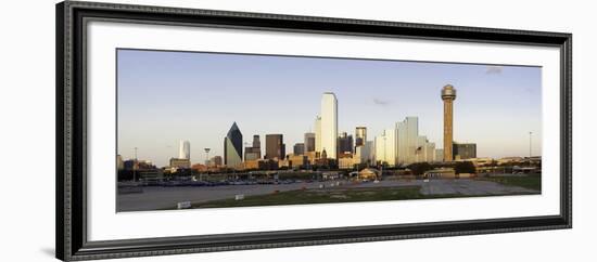 Dallas City Skyline and the Reunion Tower, Texas, United States of America, North America-Gavin Hellier-Framed Photographic Print