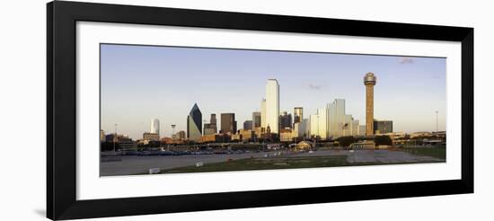 Dallas City Skyline and the Reunion Tower, Texas, United States of America, North America-Gavin Hellier-Framed Photographic Print