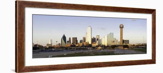 Dallas City Skyline and the Reunion Tower, Texas, United States of America, North America-Gavin Hellier-Framed Photographic Print