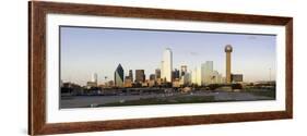 Dallas City Skyline and the Reunion Tower, Texas, United States of America, North America-Gavin Hellier-Framed Photographic Print