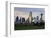 Dallas City Skyline and the Reunion Tower, Texas, United States of America, North America-Gavin-Framed Premium Photographic Print