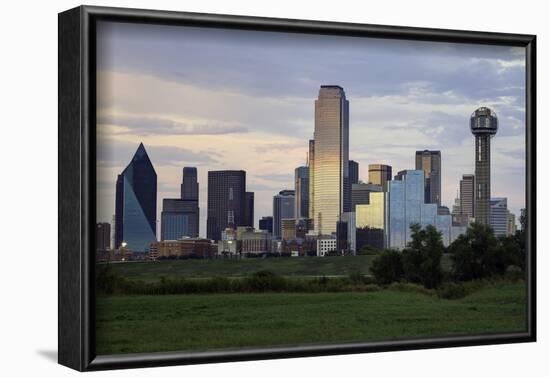 Dallas City Skyline and the Reunion Tower, Texas, United States of America, North America-Gavin-Framed Photographic Print