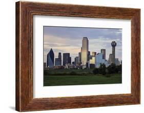 Dallas City Skyline and the Reunion Tower, Texas, United States of America, North America-Gavin-Framed Photographic Print