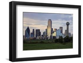 Dallas City Skyline and the Reunion Tower, Texas, United States of America, North America-Gavin-Framed Photographic Print