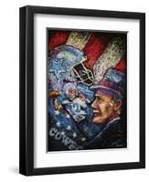 Dallas Cowboys 001-Rock Demarco-Framed Giclee Print