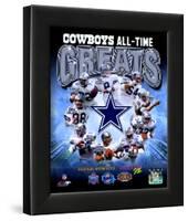 Dallas Cowboys All Time Greats Composite-null-Framed Photographic Print