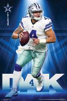 DALLAS COWBOYS - D PRESCOTT 17-null-Lamina Framed Poster